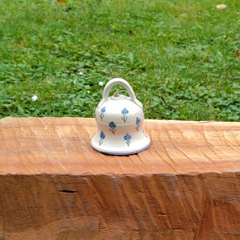 Fotka zvonek modré macešky